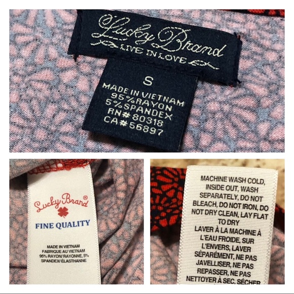 Lucky Brand Floral Printed Wrap Dress - Picture 7 of 8